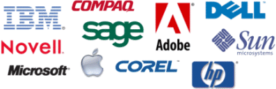 Systems and software vendor logos